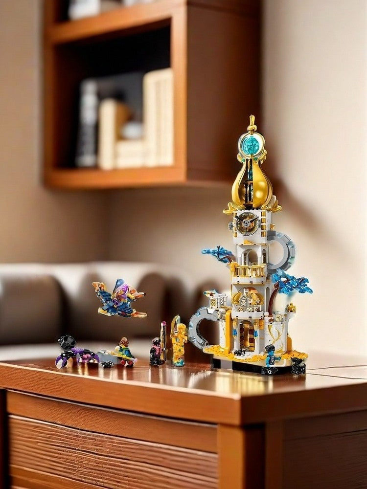 71477 LEGO A Torre do Sandman, Conjunto de Brinquedos de Castelo Infantil com Aranha e Pássaro de Brinquedo, Presente de Fantasia para Meninas e Meninos