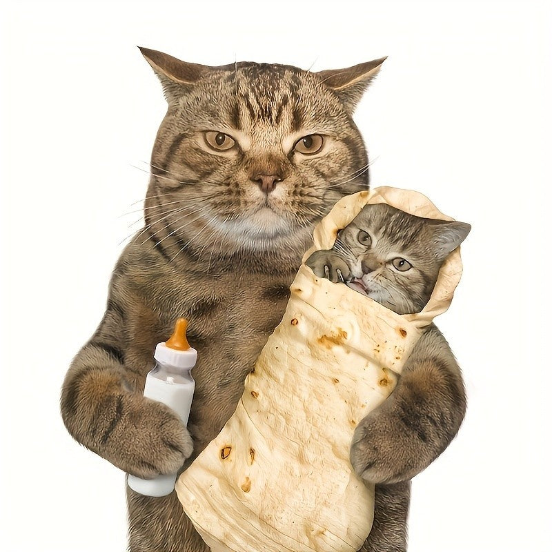 Cobertor de Tortilla Burritos Macio de Pelúcia Cobertores Decorativos de Comida para Cama Sofá Colcha Acampamento Piquenique Cobertor Quente de Inverno