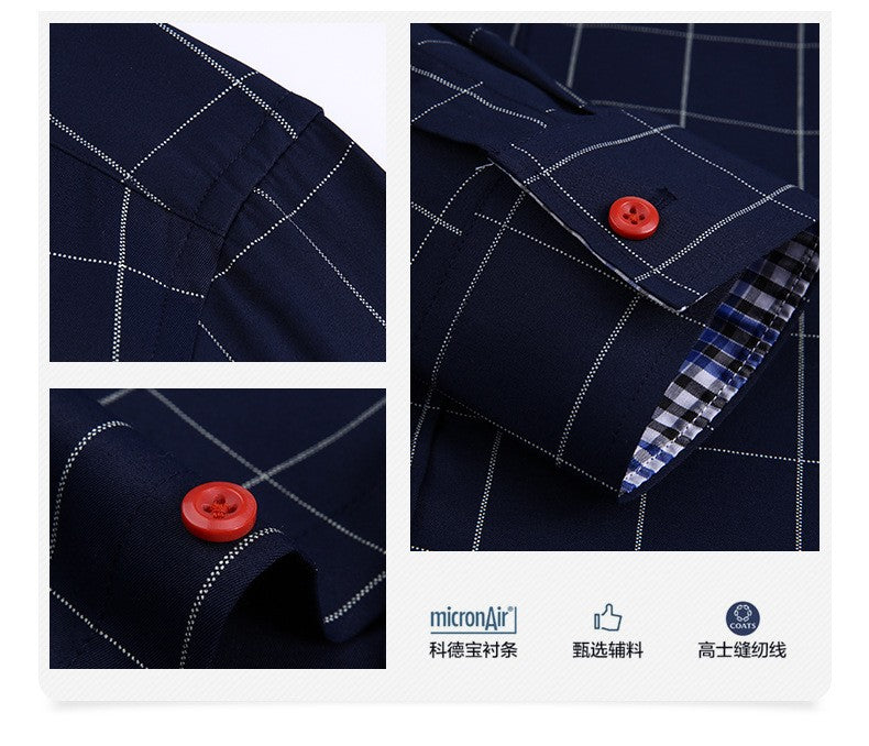 Brand New Men Shirt Male Dress Shirts Plaids Men's Casual Long Sleeve Business Formal Plaid Men's Shirt Camisa Social