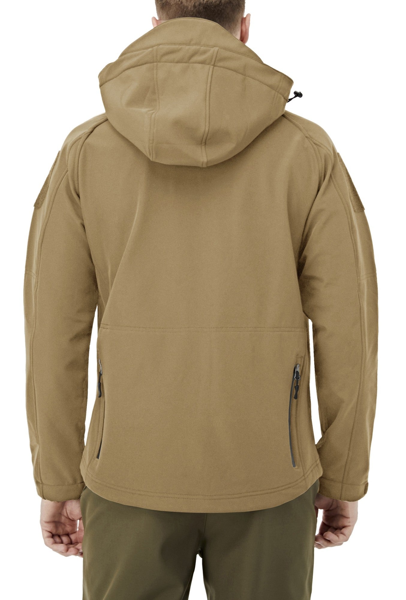 TACVASEN Fleece Lined Waterproof Jackets Mens Jacket Coats Outdoor Safari Windbreaker Winter Warm Work Jacket Outwear Windproof