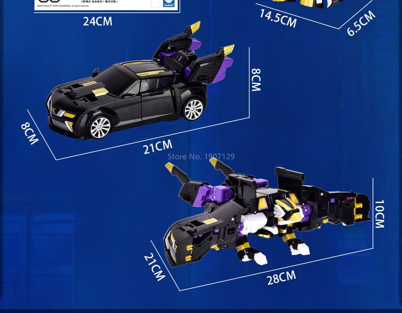 Mini Force Super Dinosaur Power Transformation Robot Toys Action Figures MiniForce X Simulation Car Deformation Airplane Toy