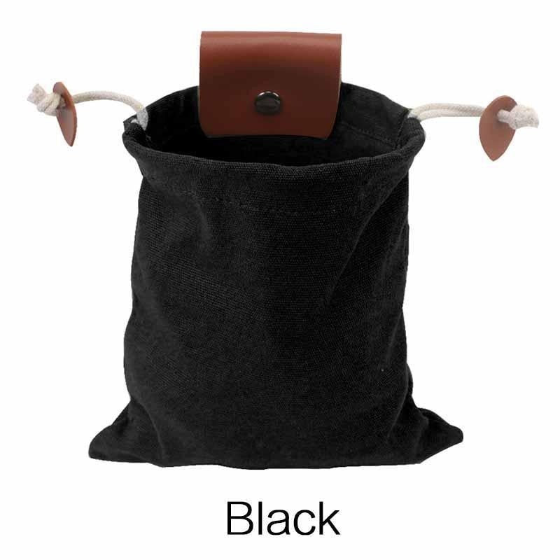 Multipurpose Collapsible Canvas Foraging Bag Berry Mushroom Picker Drawstring for Camping Hiking Beachcombing Outdoor Gear