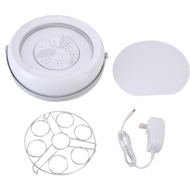 Mini Turbo Dishwasher 5L Foldable Portable Dish Washer Vegetable Washing Machine For Home Travel Hotel RVs