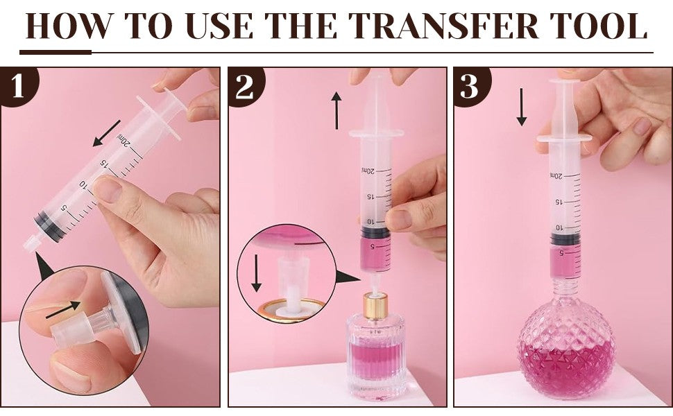 10-100pçs Ferramenta de Dispenser de Perfume Seringa Agulha Especial Conversor de Perfume Adaptador de Perfume Dispenser Ferramenta de Dispenser Mini Portátil