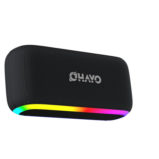 OHYAO Bluetooth 6.0 Speaker 60W Wireless Subwoofer Powerful Sound Deep Bass with RGB Lights for Outdoor Party Hiking Music Fun