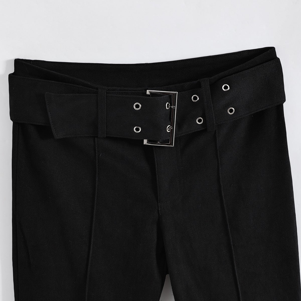 Women's Black Jeans Flare Pants Y2k Retro Emo 2000s Streetwear Fashion Trousers Harajuku Wide Yoga Pants 90s Aesthetic Clothes