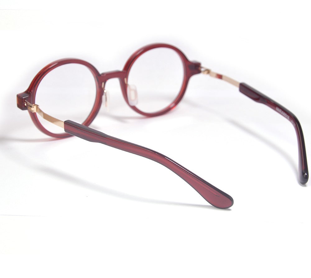 Óculos de Grau de Acetato Redondos Grandes da Moda para Mulheres Óculos Redondos de Tamanho Grande para Homens Design Alemão Flexível com Grau