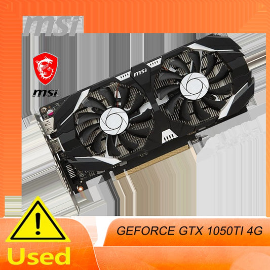 MSI GeForce GTX 1050 Ti with GPU Graphics Card OC Edition GeForce GTX 1050 Ti G OC