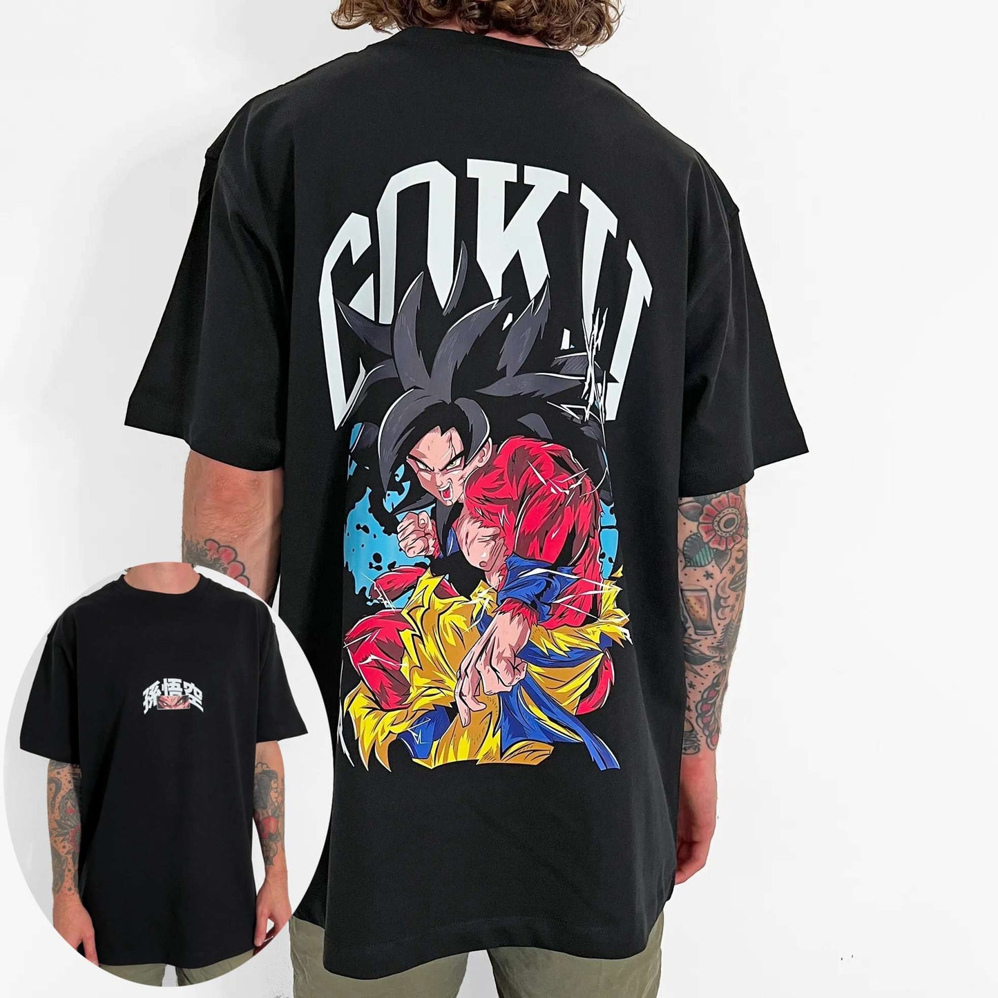 Dragon Ball 2025 Authentic Licensed T-Shirt - Son Goku Graphic Oversized Retro Tee, Comfortable Unisex Cotton for Fans