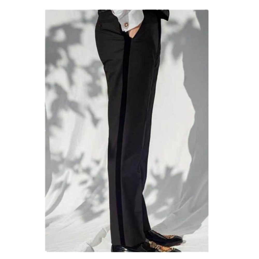 New Men's Suit Pants High Quality Spring Autumn Straight Business Dress Trousers Formal S-5XL Classic Black Trousers Pants