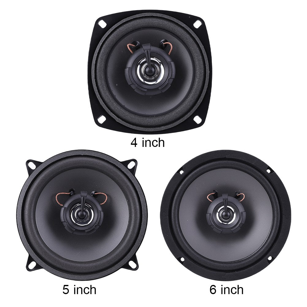 Subwoofers Coaxiais HiFi de 4/5/6 Polegadas para Carro Áudio Automotivo HiFi Música Alto-falante de Carro de Frequência Total Estéreo 300W 400W 500W Alto-falantes de Carro