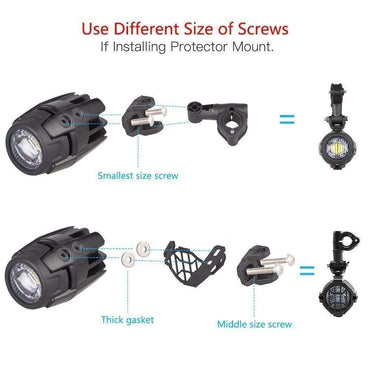 E9 Mark Motorcycle LED Fog Lights For BMW R1250GS ADV F800GS R 1250 GS LC Yamaha MT07 MT09 Auxiliary Light Assemblie