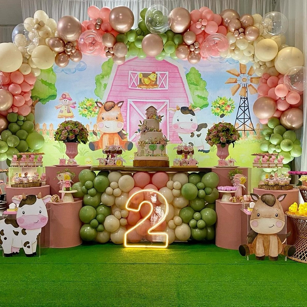18PCS Farm Animal Lollipop Cards Carton Candy Paper Holders For Kids Baby Shower Happy Birthday Party Candy Packaging Supplies