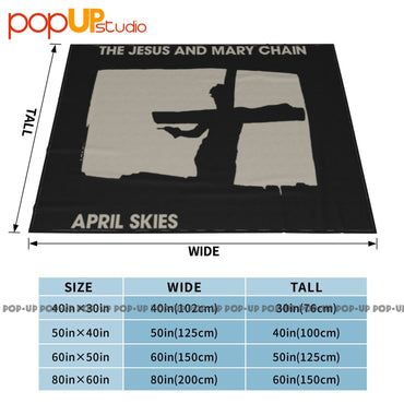 Official The Jesus & Mary Chain April Skies Ultra-Soft Blanket Quilt Winter Sofa Cover Bed Covers