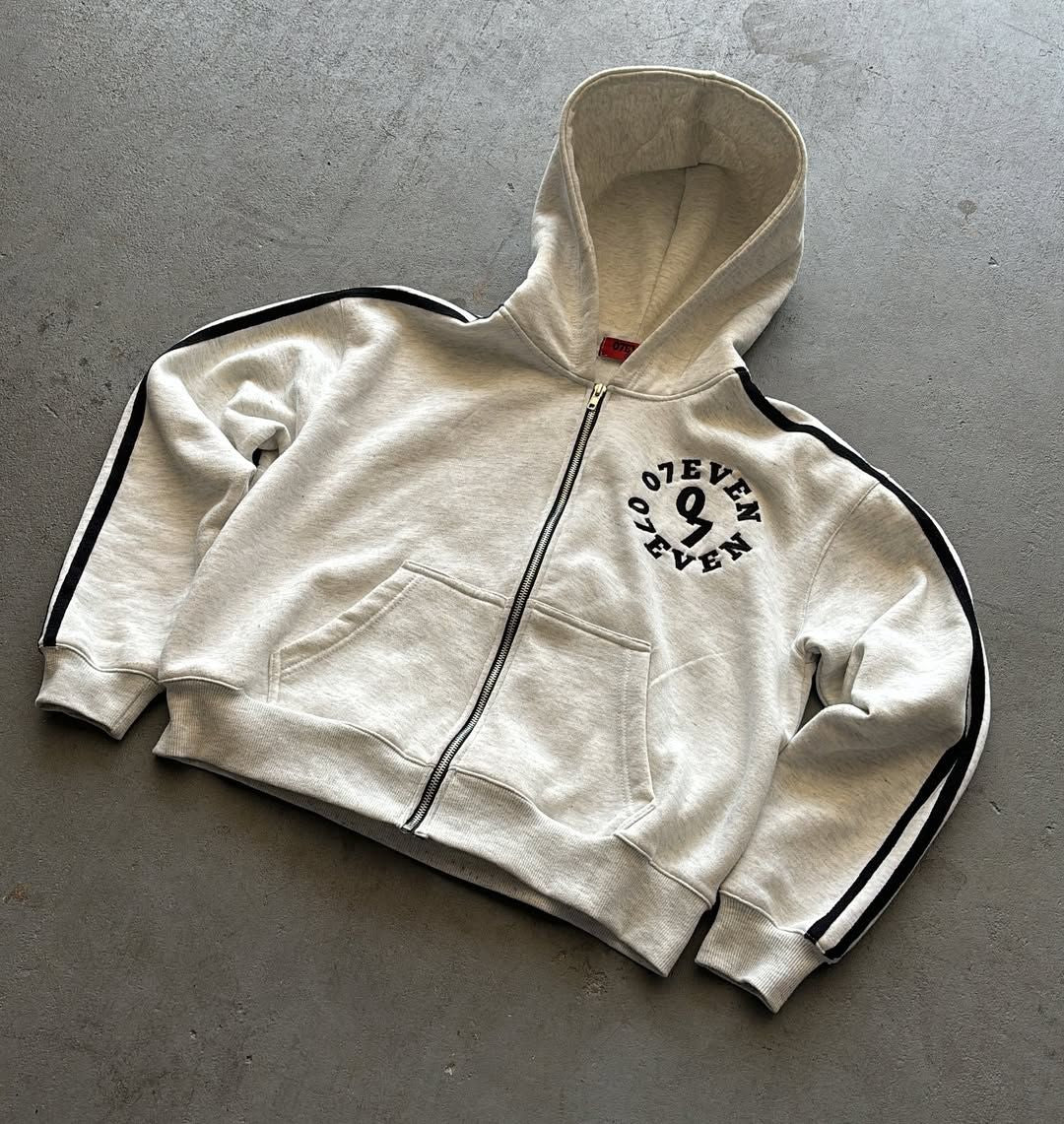 New embroidered retro pattern zipper hoodie Y2K men clothing Harajuku women clothing casual sweatpants couple suit tracksuit