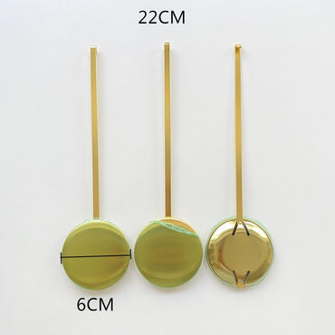 Quartz Clock Swing Metal Pendulum Bob Hammer Gold DIY Grandfather Wall Clock Repair Kits