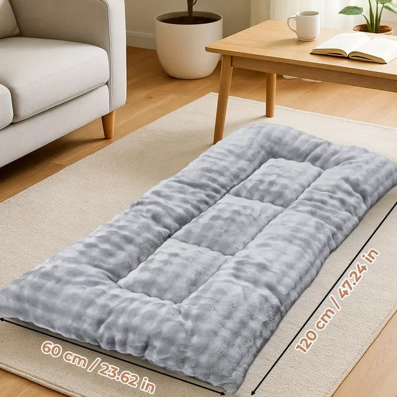 Cama Para Cachorro Grande Cama De Cachorro De Pelúcia Sofá Tapete Grosso Super Macio Poliéster Tapete Para Caixa De Transporte De Cachorro Para Cama Grande