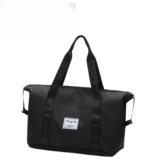 Travel Fitness Waterproof Foldable Luggage Handbag Outdoor Luggage Storage Bag Dry Wet Separation Fitness Bag Handbag