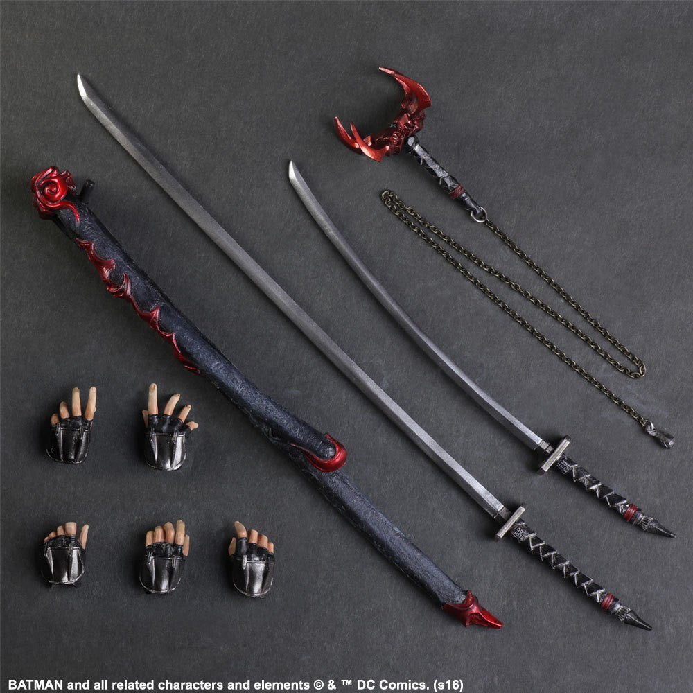 2017 Play Arts BUSHIDO BATMAN 27cm Boneco de Ação Brinquedo