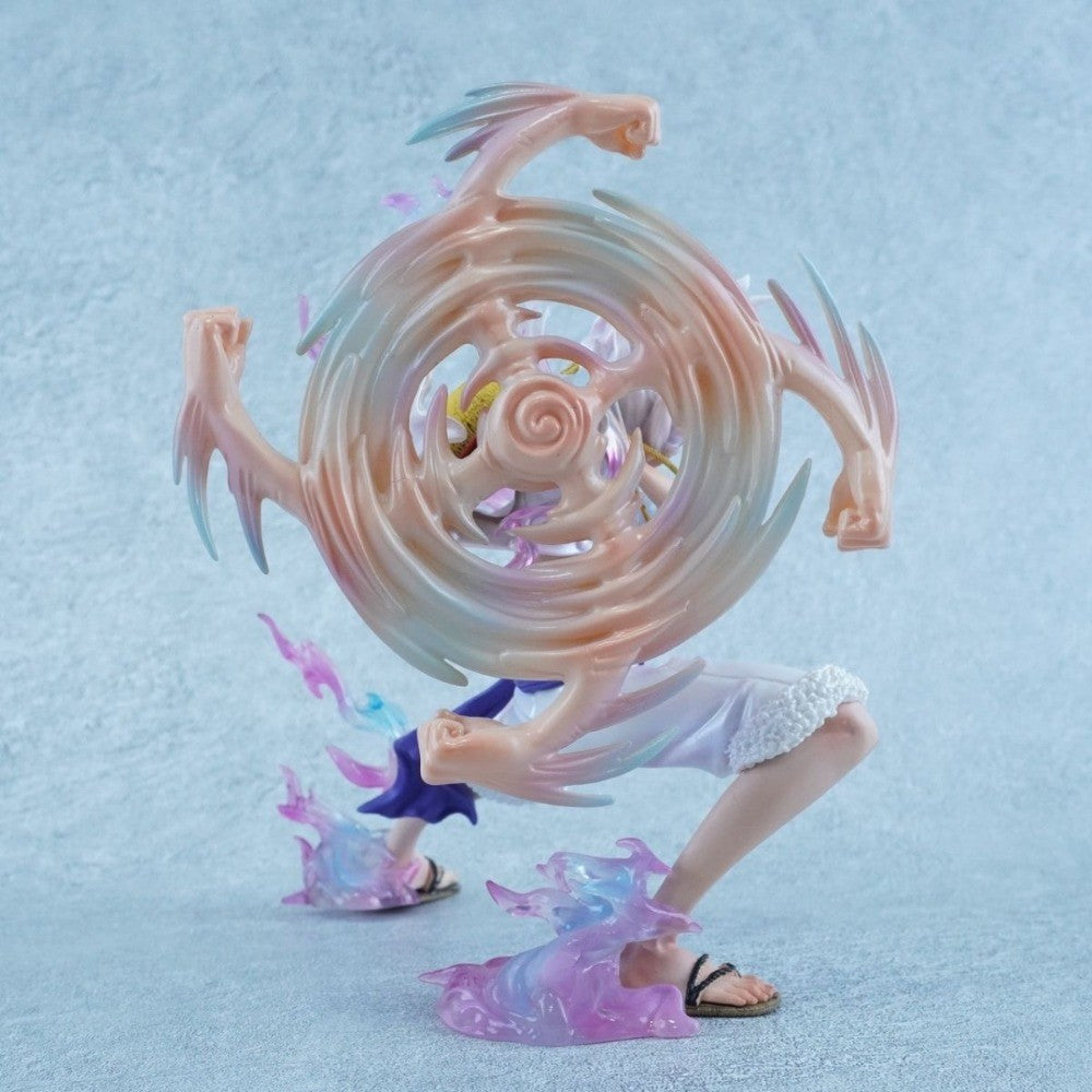 18cm Anime One Piece Figure Shake Hands Nika Luffy Action Figures Pvc Statue Desktop Ornamen Collection Model Toys Gift