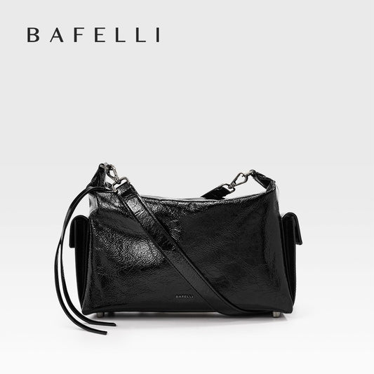 BAFELLI 2025 NEW WOMEN'S CASUAL TOTE BAG UNISEX LARGE SHOULDER GENUINE LEATHER DESIGNER LUXURY BRAND CROSSBODY BAGS FASHION