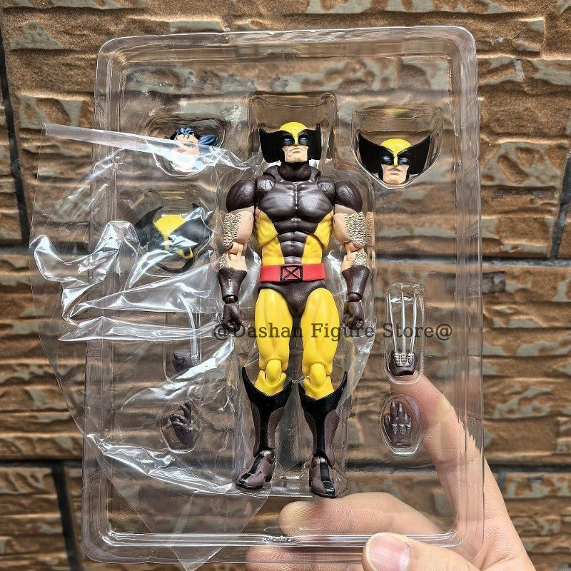 CT Toys X-Men Gambit Boneco de Ação 17cm PVC Colecionável Articulado Versão COMIC. Mafex 131 X-Men Remy Etienne LeBeau Figura de Ação Modelo Brinquedo