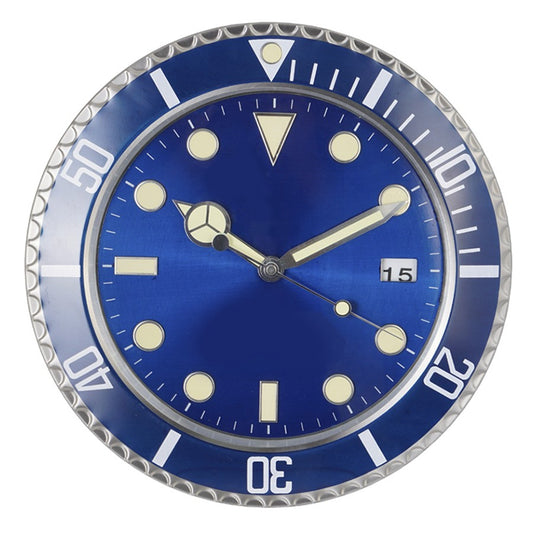 34cm Luxury Creative Wall Clock Modern Metal Design Art Wall Clock Home Large Digital Luminescent Bedroom Decoration Clock
