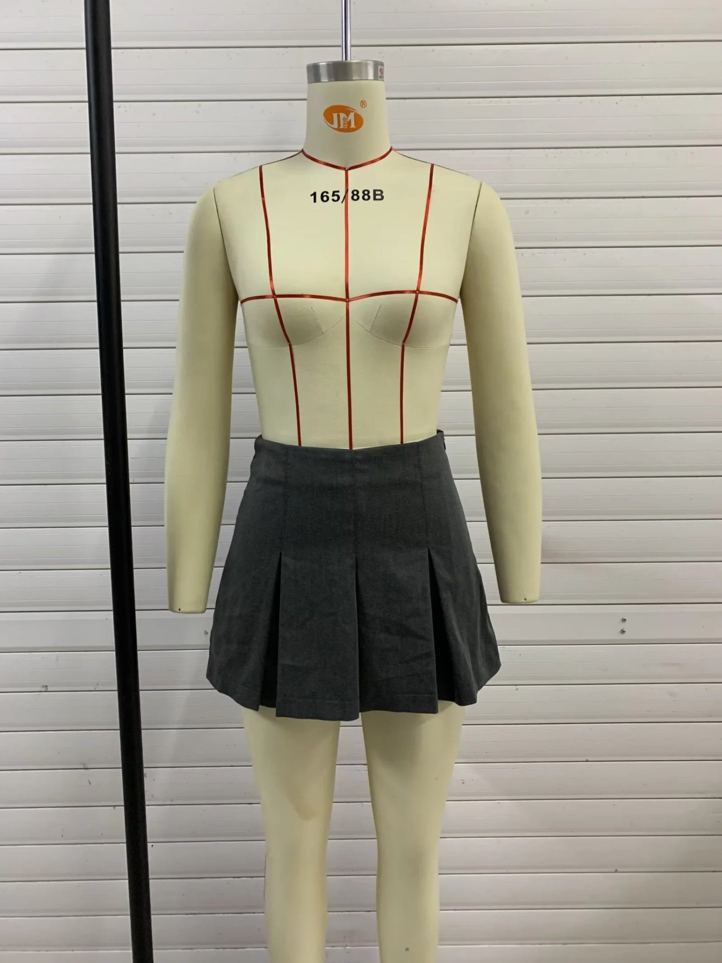 TRAFZA 2025 Spring Summer Women Casual Tierred Mini Skirts Fashion Vintage Solid