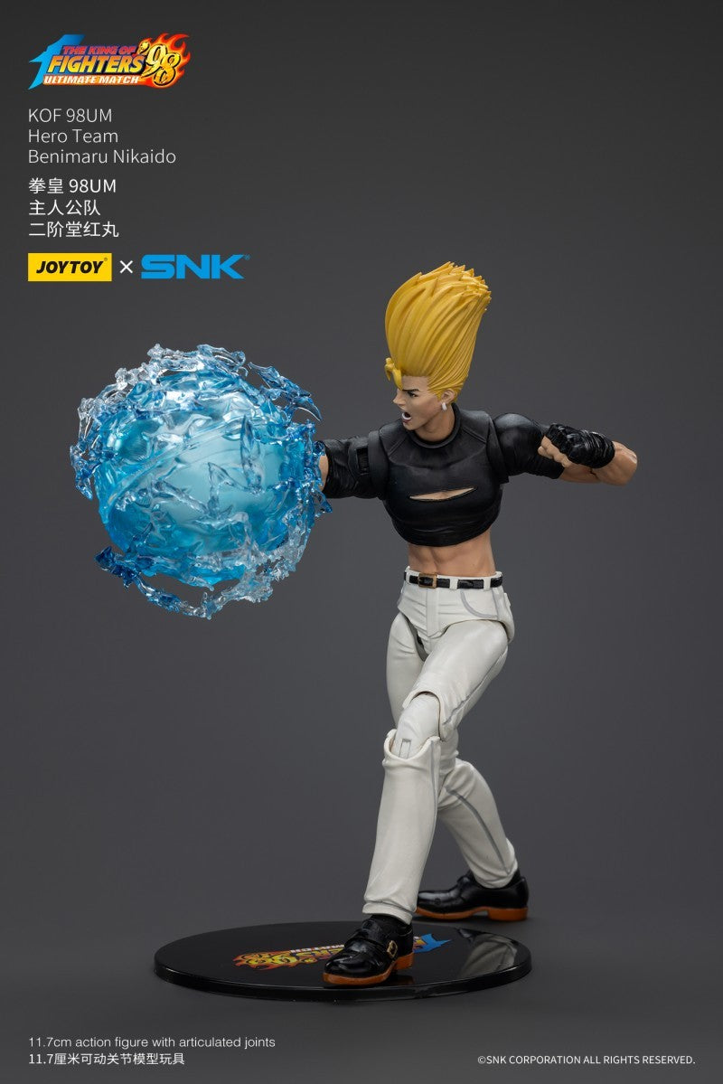 JOYTOY SNK KOF 98UM Hero Team 1/18 Bonecos de Ação Kyo Kusanagi Goro Daimon Modelo Benimaru Nikaido Jogo Anime Presentes de Brinquedo Masculino