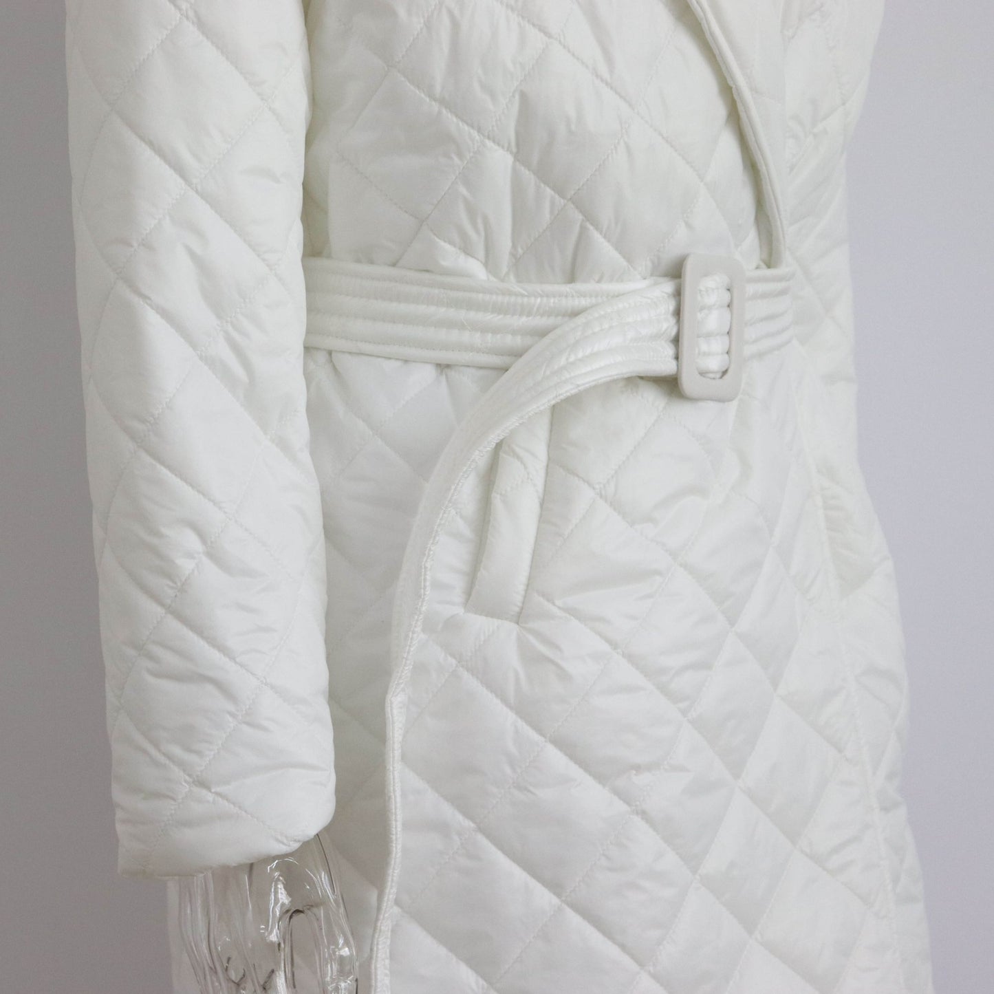 Cryptographic Fall Winter Long Sleeve Parkas Quilted Coats and Jackets for Women Warm Belt Trench Coat Warm Down Jackets Clothes