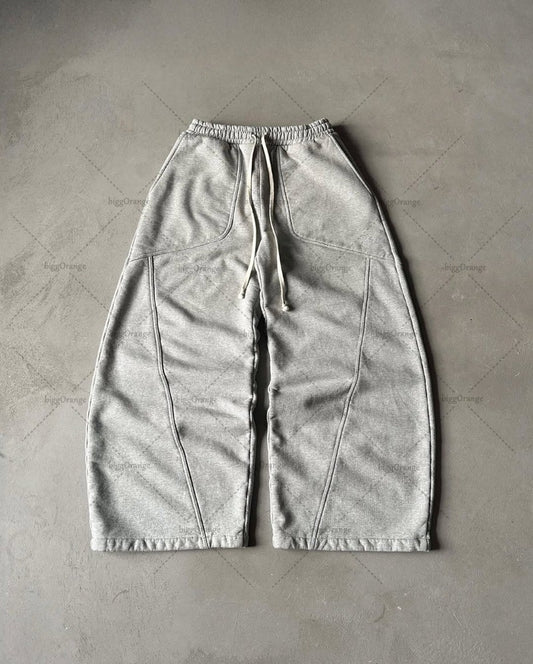 2025 Street Hip-hop Goth Harajuku Fashion Versatile Straight Wide-leg Pants Men American Retro Y2K Casual Loose Trousers Women