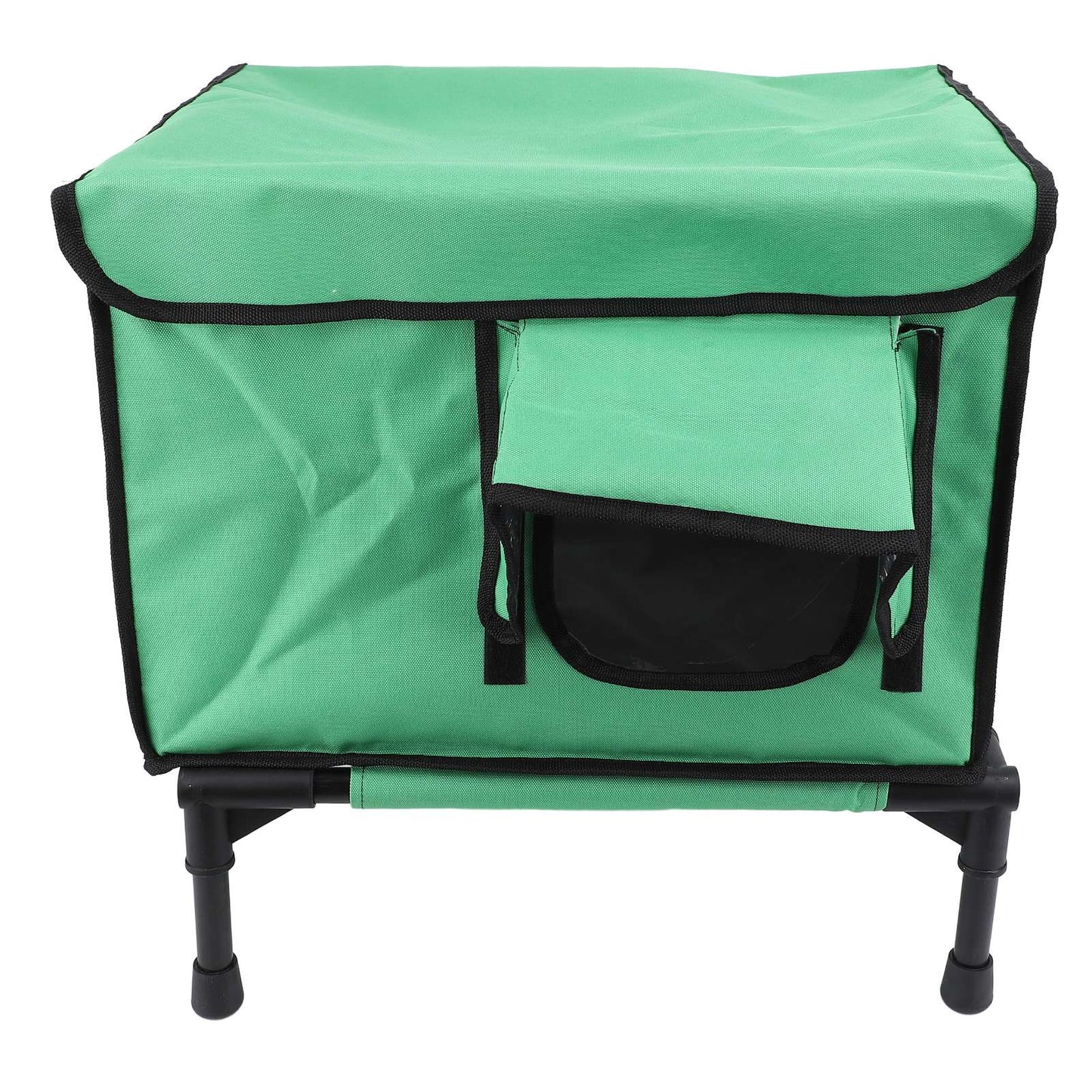 Casa Aquecida Para Gatos Elevada, Casa Aquecida À Prova de Intempéries e Isolada Para Abrigo de Gatos e Cães Ao Ar Livre