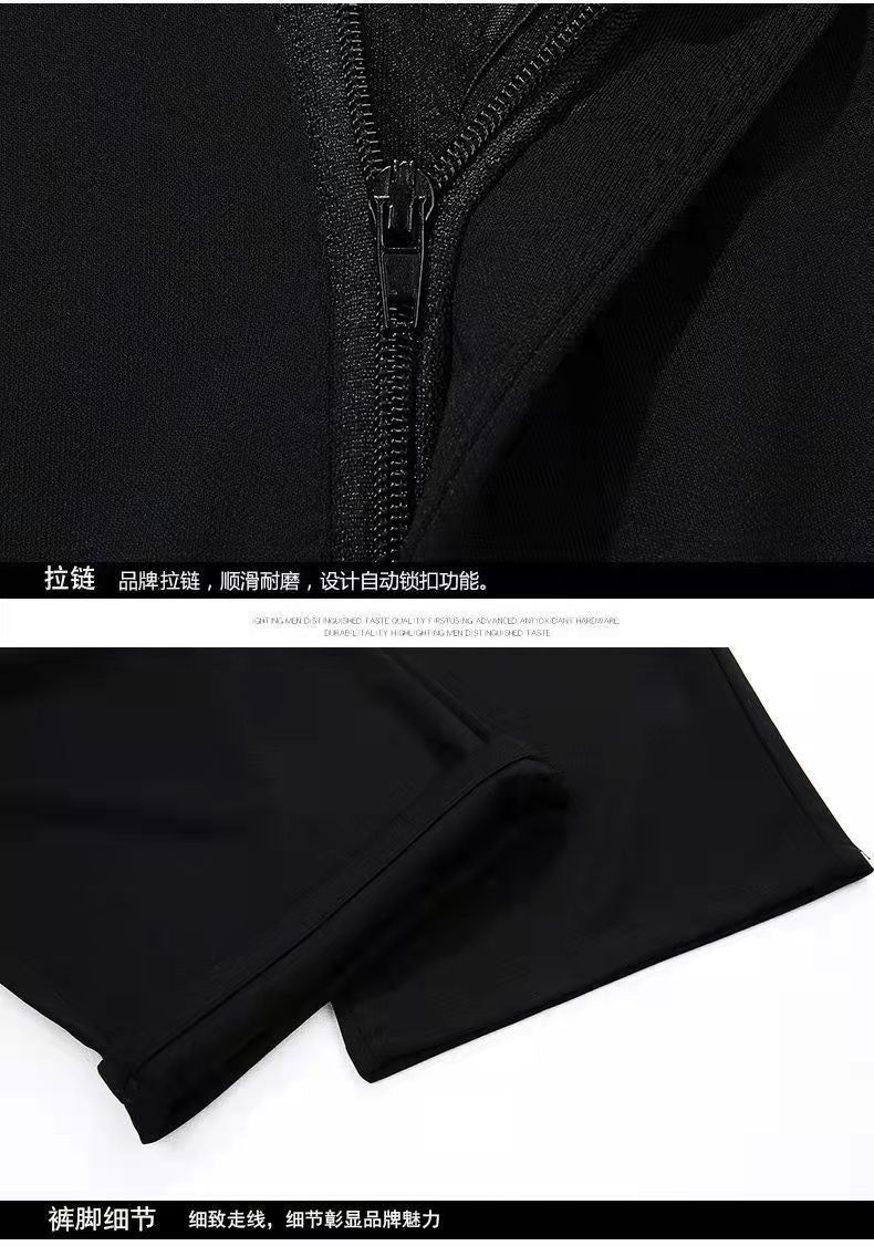 Men Summer Suit Pants Casual Pants Business Fashion Classic Solid Color Stretch Straigh Thin Cotton Trousers Plus Size A177