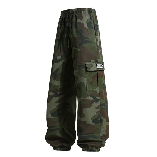 Men's Tactical Camouflage Overalls High-Quality Combat Pants Multi-Pocket Trousers Sports Training Casual Work Pants