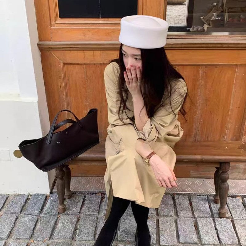 Autumn Winter Women Wool Fedoras Hats Elegant French Hard Top Concave Top Felt Berets Hat Wedding Fascinator Party Pillbox Cap