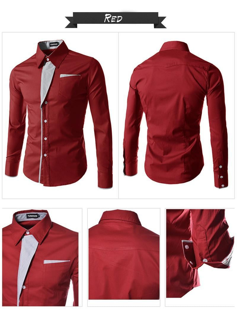 2025 Hot Sale New Fashion Camisa Masculina Long Sleeve Shirt Men Slim fit Design Formal Casual Brand Male Dress Shirt Size M-4XL