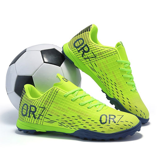 TF/FG Football Field Boots Original Men Women Studded Football Shoes Turf Match Ultralight Soccer Shoes Cleats Unisex Resistant