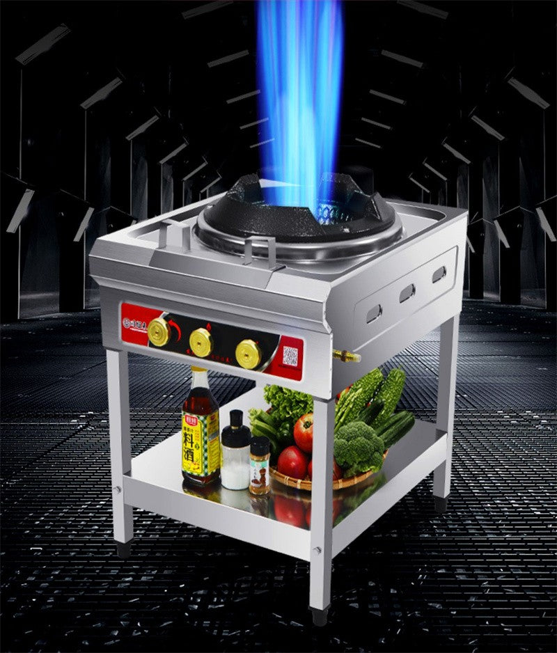 Household Fierce gas Stove Commercial Hotel Restaurant Gas Cooker High Pressure Liquefied Gas Cooktop with Flameout Protection