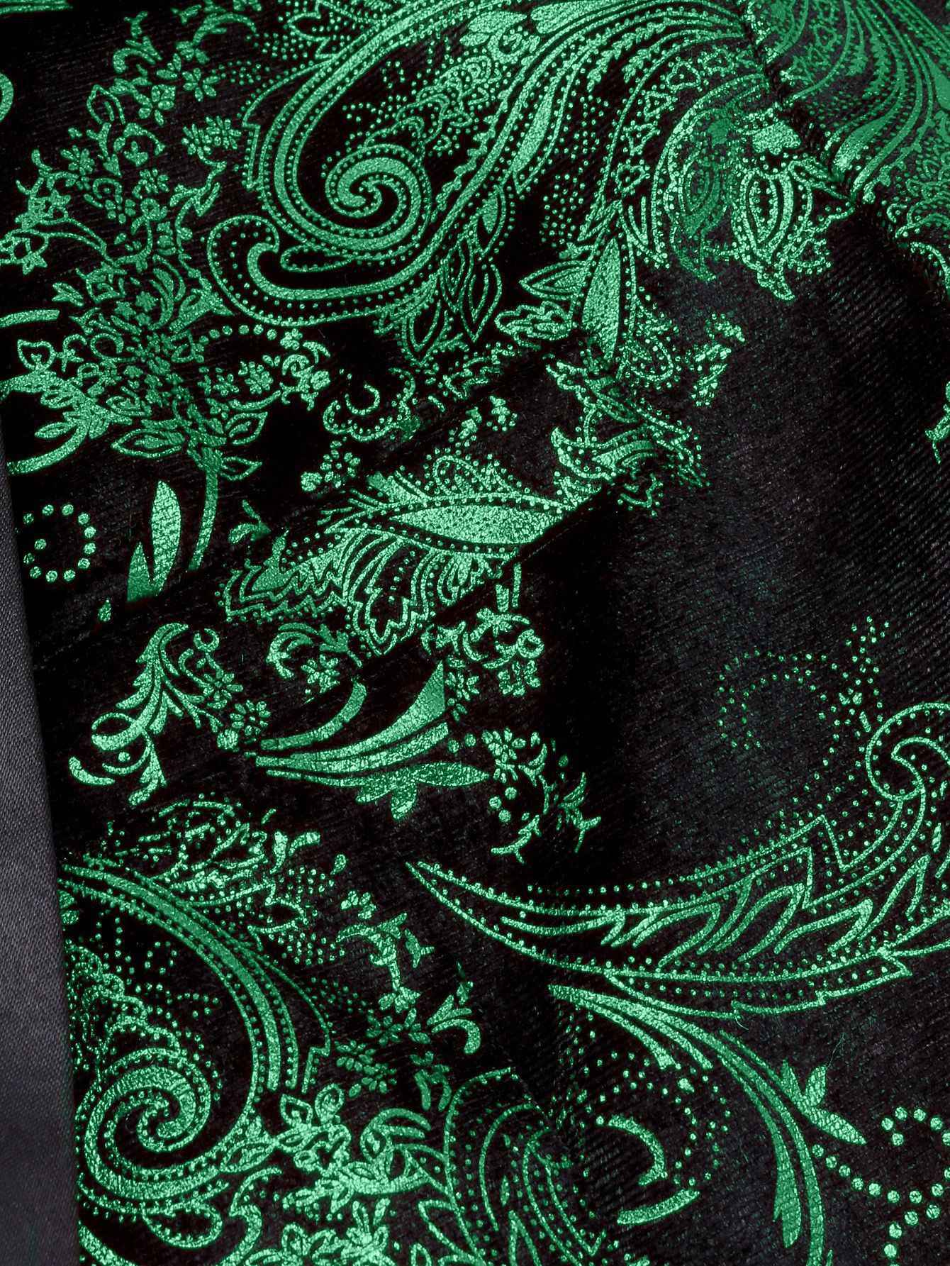 Men's Purple Print Suit Jacket Burgundy Long Sleeve Black Collar Single Button Coat for Wedding Party Stage Performance