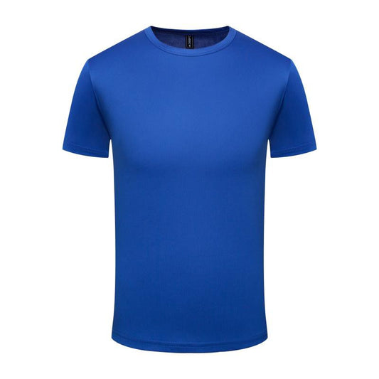 Quick Dry Round Neck T-shirt Custom Printed Embroidered Logo Sports Fitness Short Sleeve Top Running Shirt 2024