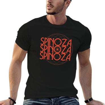 Spinoza T-Shirt t shirts for man graphic tees black cotton t-shirt plain for man package man t shirt luxury T-Shirt