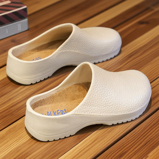 Kitchen Non-slip Oil-resistant Chef‘s Shoes Men's Waterproof Casual Flat Shoes Women's Slippers Couple Plus Size EVA Shoes