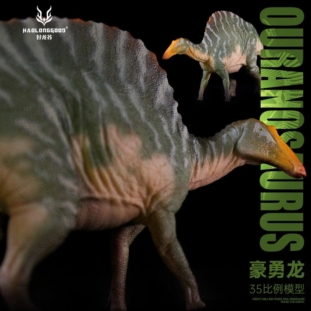 HaoLongGood Ouranosaurus Hadrosaurus Dinossauro Jurássico Modelo Brinquedos 1/35