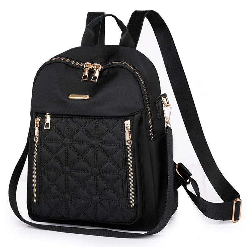 New fashion nylon fabric backpack women's backpack travel bag
