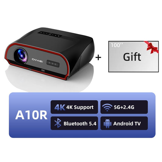 CAIWEI A10R 3500ANSI 1920 * 1080P Full HD 4K Projector Smart Android Auto Focus Outdoor Home Cinema Projectors for Movies Video