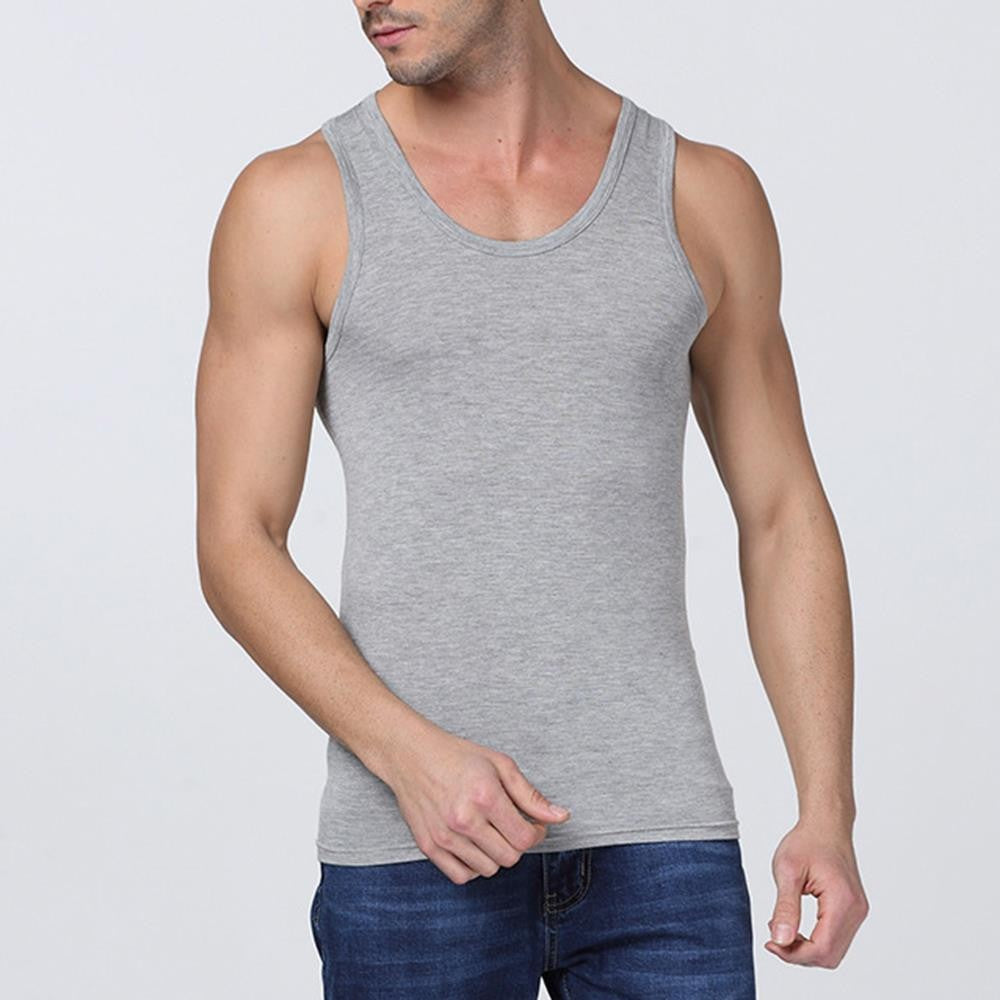 100% Cotton Men's Tank Tops Gym Stringer Man Braces T-shirt Bodybuilding Sleeveless Shirt Fitness Vest Male Muscle Singlets Hot