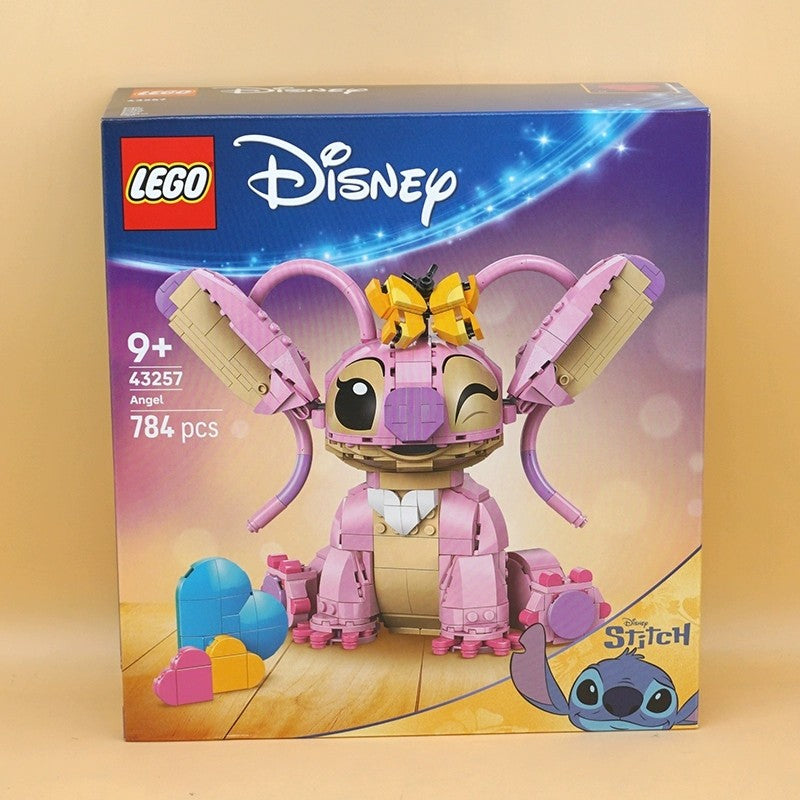 Lego Disney Série 43257 Stitch Lilo e Stitch Angel Girl Brinquedo de Blocos de Montar