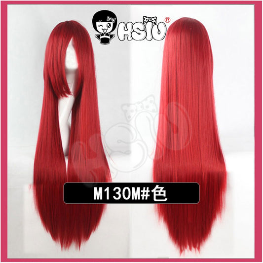 ?HSIU Brand? 80cm Cosplay wig Long 22 color Wig Heat Resistant Synthetic Hair Anime Party wig Fiber synthetic wig+Free wig cap