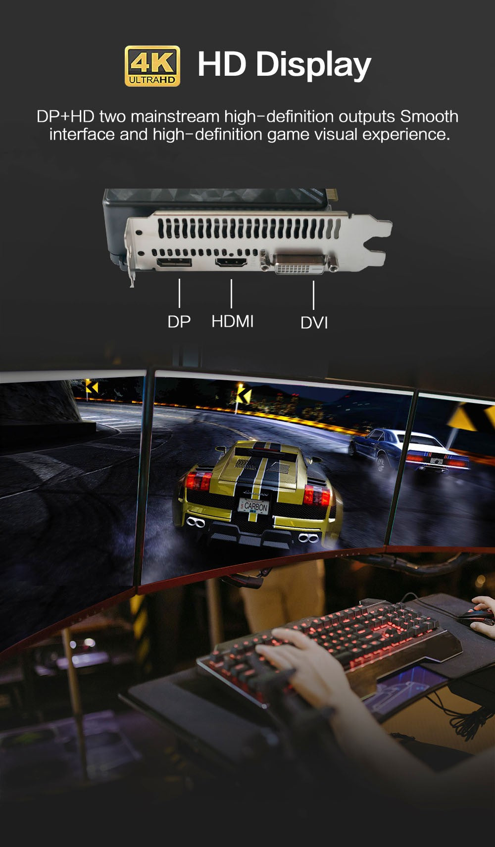 MLLSE AMD RX 590 8GB 2304SP Gaming Graphics Card GDDR5 256Bit PCI-E 3.0 ×16 6Pin Radeon GPU Rx 590 Video Card Placa De Video