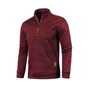 Men Sweatshirts Spring Thicker Pullover Half Zipper Pullover for Male Hoody Outdoor Sweatshir Autumn Solid Color Turtleneck Swea